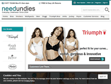 Tablet Screenshot of needundies.com